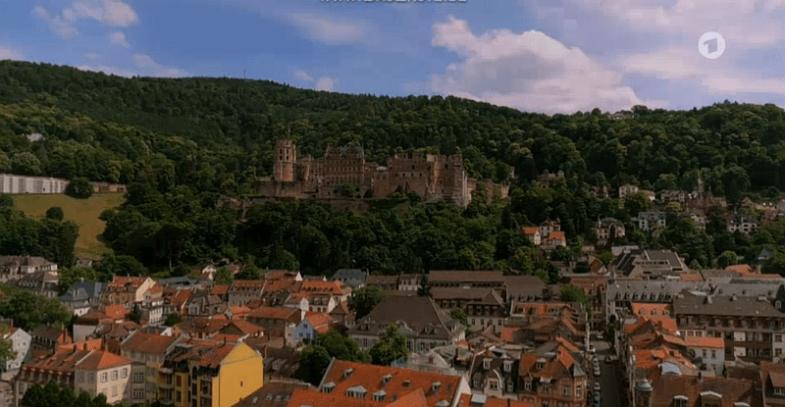 Postkartenmotiv: Altstadt und Schloss