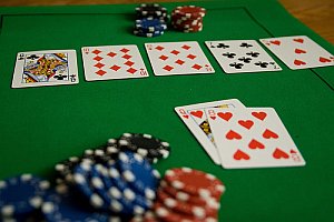 Pokerspiel und Spielchips