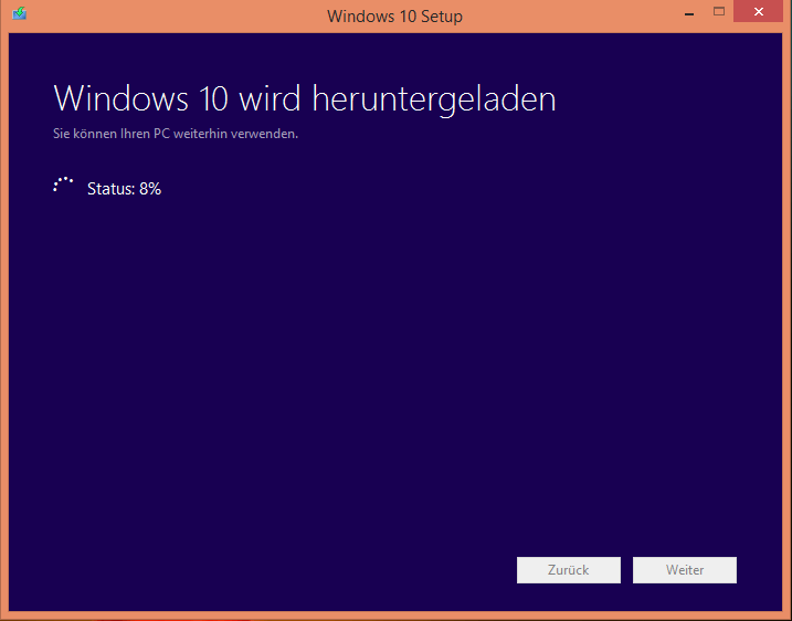 Windows Installation mittels Tool zur Medienerstellung